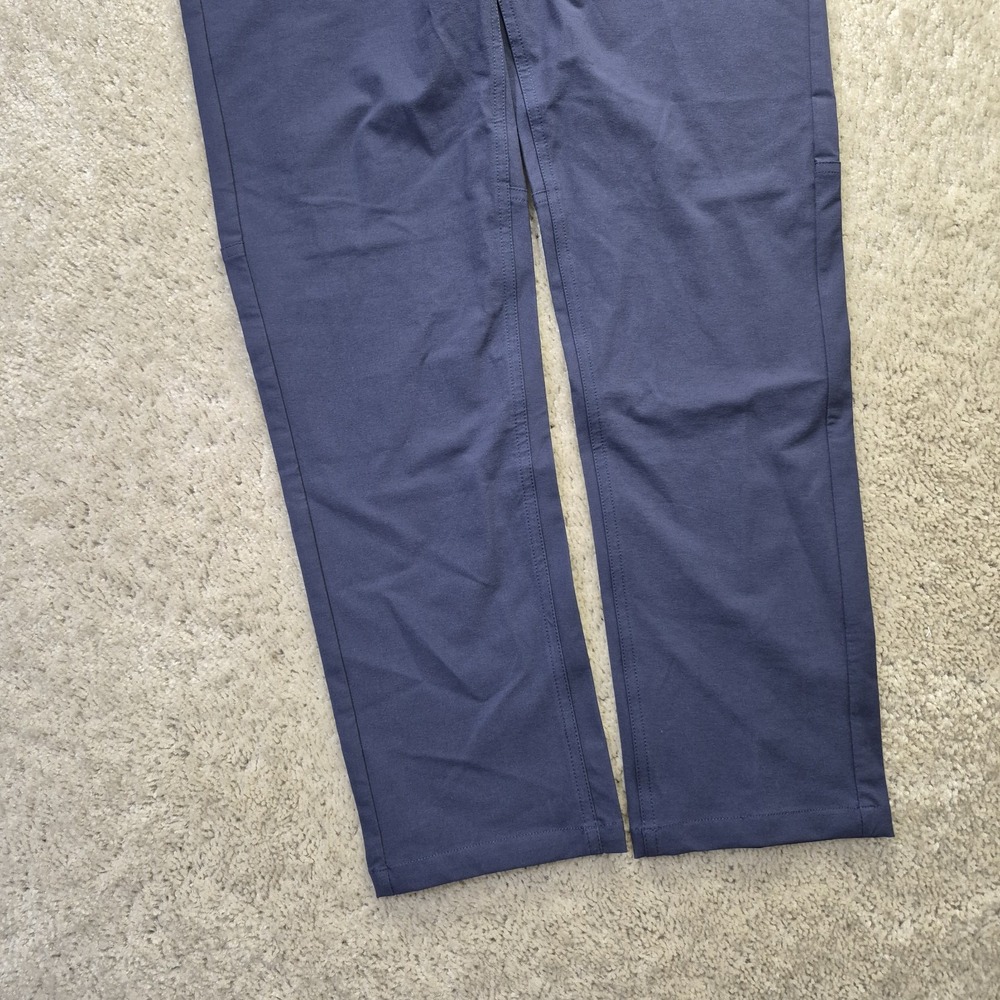 Ten Thousand The Tactical Pant Mens 33/31 Blue Cotton Active Chino Workwear New - Picture 10 of 14